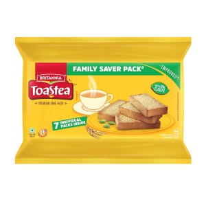 Britannia Rusk Toastea Premium Bake, 668g, Brown