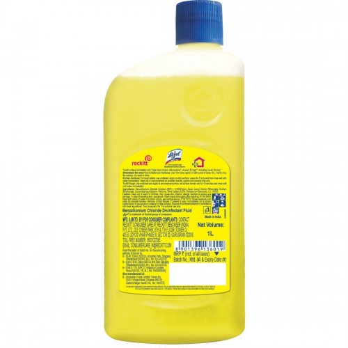 Lizol Disinfectant Surface Cleaner - Citrus: 1 Litre
