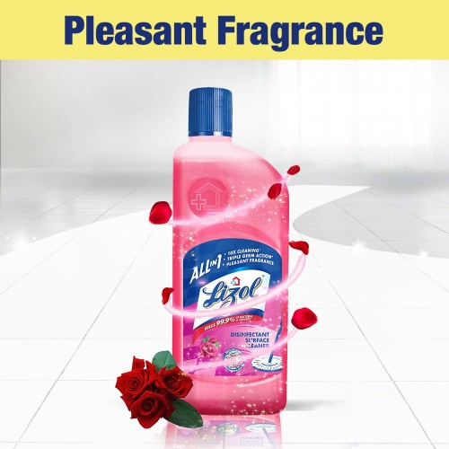 Lizol 1 Litre - Floral, Disinfectant Surface & Floor Cleaner Liquid