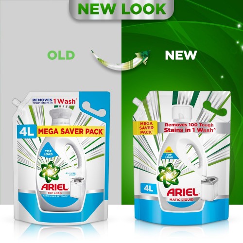 Ariel Matic Top Load Liquid Detergent: 4 L
