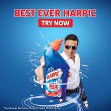 Harpic 1 Litre - Original, Disinfectant Toilet Cleaner Liquid