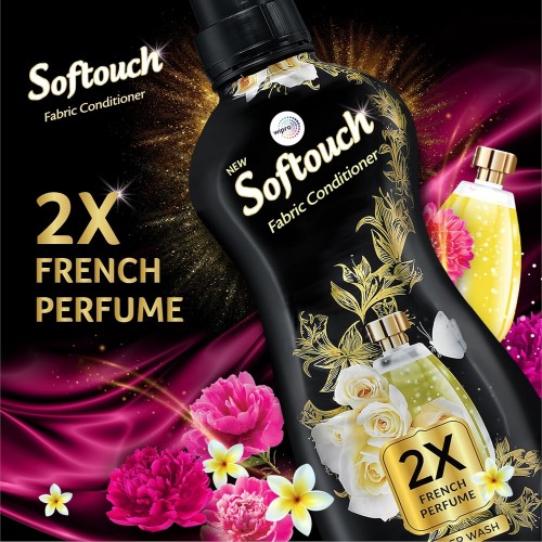 Softouch 2X French Perfume 800+210ml Fabric Conditioner