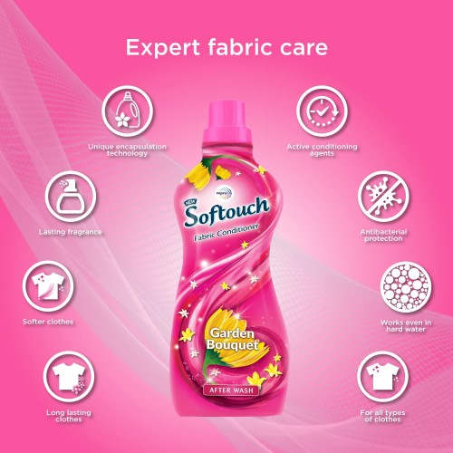 Softouch Garden Bouquet 860+400ml Fabric Conditioner