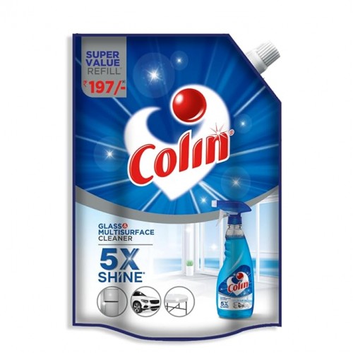 Colin 1 Litre Refill , Glass and Surface Cleaner Liquid |India's #1 Glass Cleaner