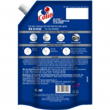 Colin 1 Litre Refill , Glass and Surface Cleaner Liquid |India's #1 Glass Cleaner