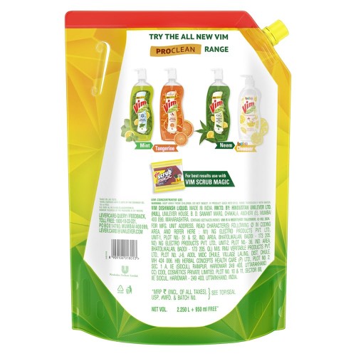  Vim Dishwash Liquid 3.2L 