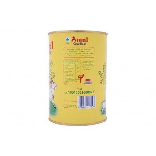 Amul Cow Ghee Tin: 1 Litre