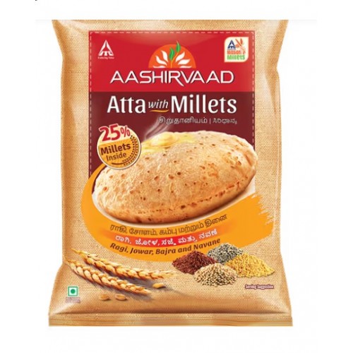 Aashirvaad Atta with Millets 1 kG
